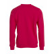Sweater Round Neck 021030 Unisex Rood (35) achterzijde
