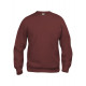 Sweater Round Neck 021030 Unisex Bordeaux (38)