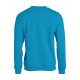 Sweater Round Neck 021030 Unisex Turquoise (54) achterzijde
