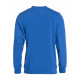 Sweater Round Neck 021030 Unisex Kobalt (55) achterzijde