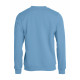 Sweater Round Neck 021030 Unisex Lichtblauw (57) achterzijde