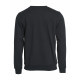 Sweater Round Neck 021030 Zwart (99) achterzijde